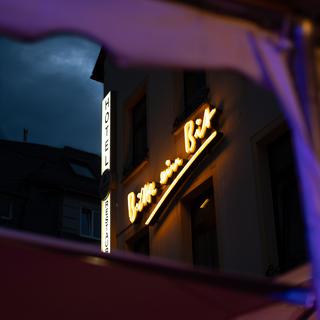 Despite the slogan, this hotel-restaurant is actually in Trier, not Bitburg.